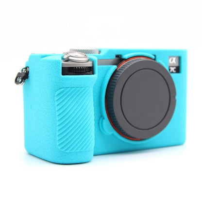 For Sony A7CR / A7C II Litchi Texture Silicone Protective Case Anti-Collision Camera Cover