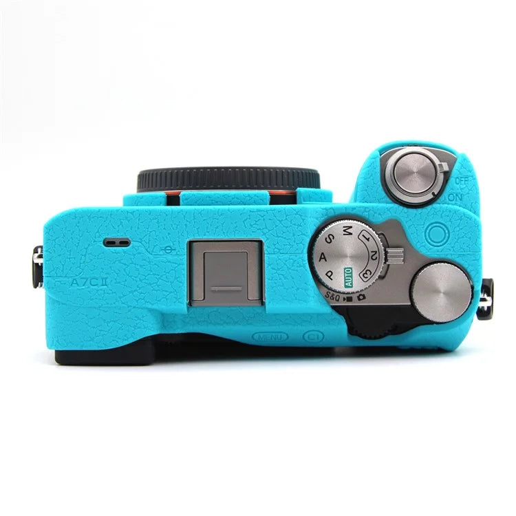 For Sony A7CR / A7C II Litchi Texture Silicone Protective Case Anti-Collision Camera Cover