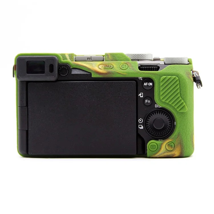 For Sony A7CR / A7C II Litchi Texture Silicone Protective Case Anti-Collision Camera Cover