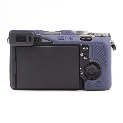 For Sony A7CR / A7C II Litchi Texture Silicone Protective Case Anti-Collision Camera Cover