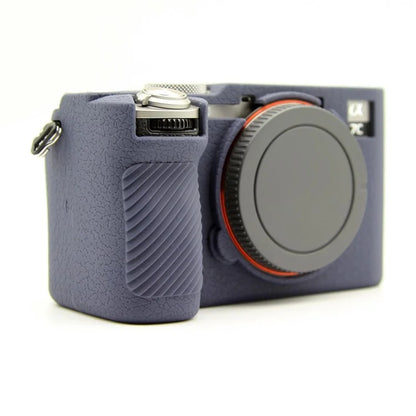 For Sony A7CR / A7C II Litchi Texture Silicone Protective Case Anti-Collision Camera Cover