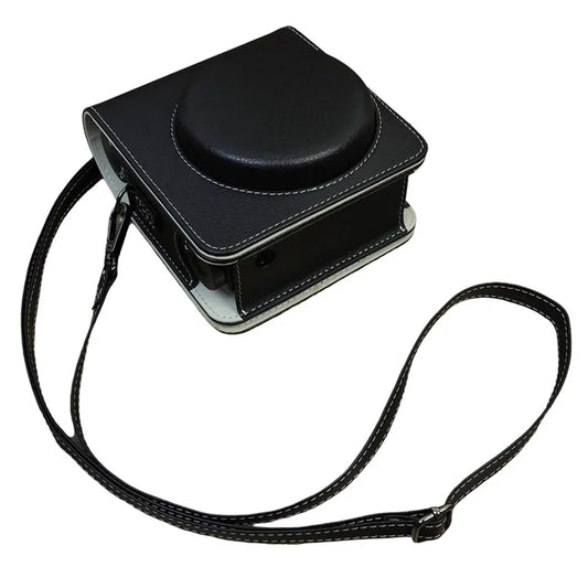 Carry Case for Fujifilm Instax Mini 99 Camera, Leather Protective Bag with Adjustable Strap