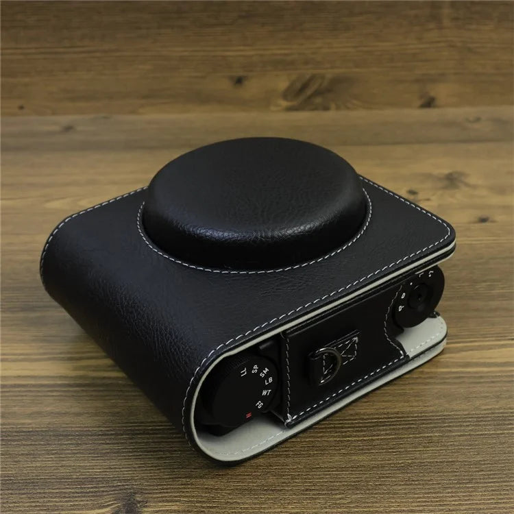 Carry Case for Fujifilm Instax Mini 99 Camera, Leather Protective Bag with Adjustable Strap