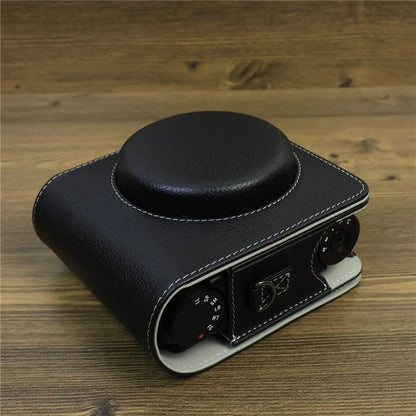 Carry Case for Fujifilm Instax Mini 99 Camera, Leather Protective Bag with Adjustable Strap
