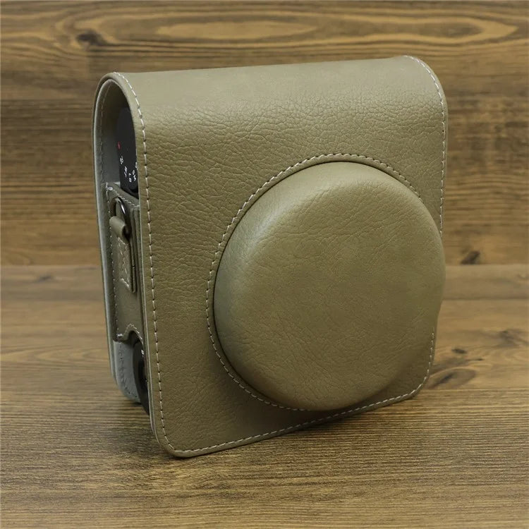 Carry Case for Fujifilm Instax Mini 99 Camera, Leather Protective Bag with Adjustable Strap