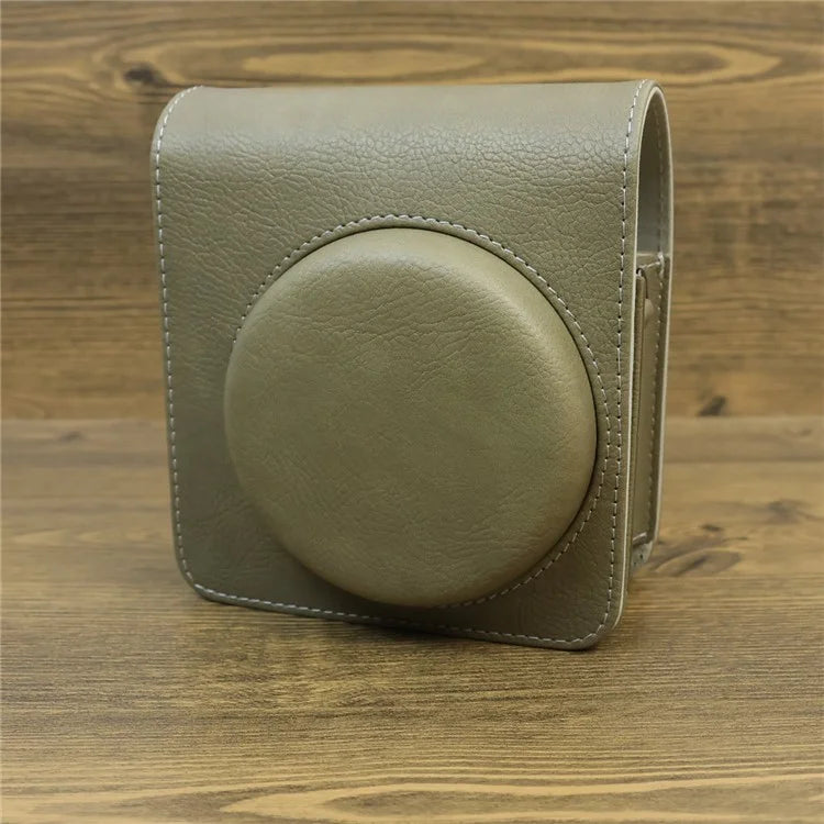 Carry Case for Fujifilm Instax Mini 99 Camera, Leather Protective Bag with Adjustable Strap