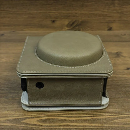 Carry Case for Fujifilm Instax Mini 99 Camera, Leather Protective Bag with Adjustable Strap