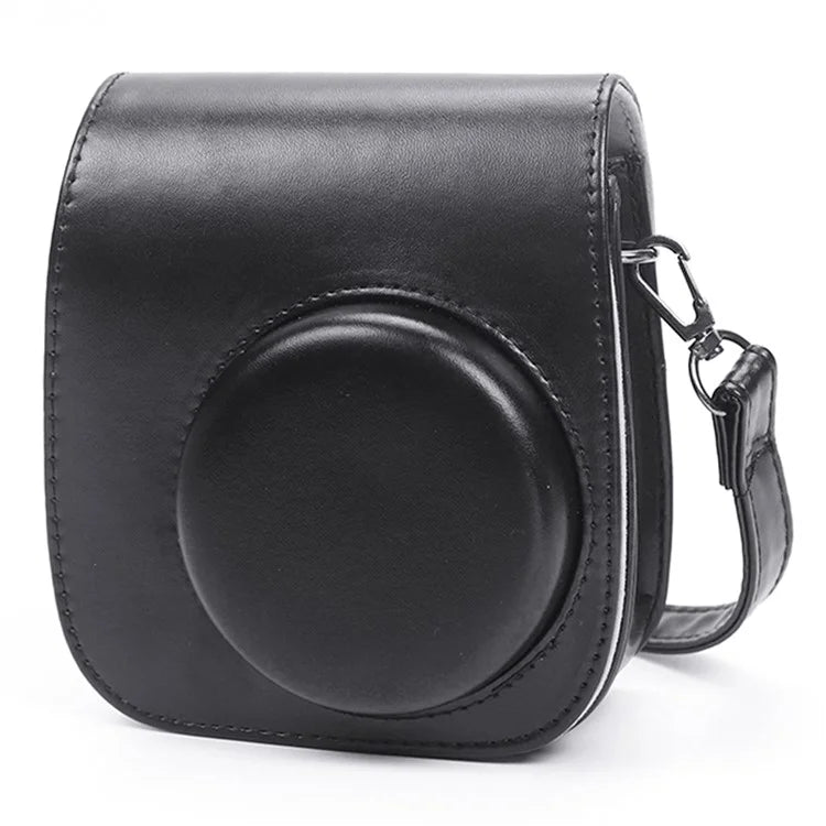Instant Camera Case for Fujifilm Instax Mini 12 / Mini 11 / Mini 9 / Mini 8 Retro Leather Bag with Shoulder Strap