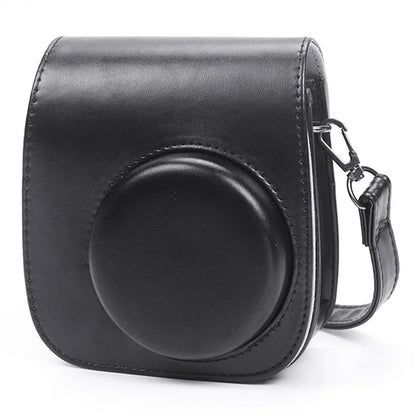 Instant Camera Case for Fujifilm Instax Mini 12 / Mini 11 / Mini 9 / Mini 8 Retro Leather Bag with Shoulder Strap