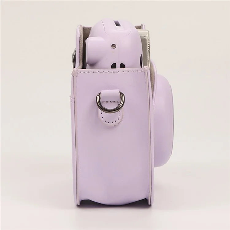 Instant Camera Case for Fujifilm Instax Mini 12 / Mini 11 / Mini 9 / Mini 8 Retro Leather Bag with Shoulder Strap