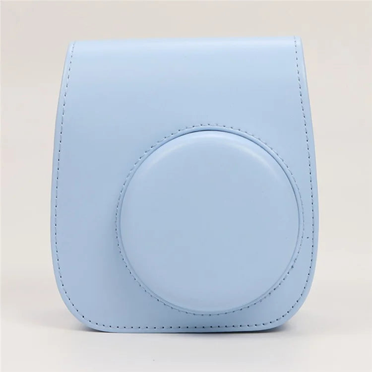 Instant Camera Case for Fujifilm Instax Mini 12 / Mini 11 / Mini 9 / Mini 8 Retro Leather Bag with Shoulder Strap