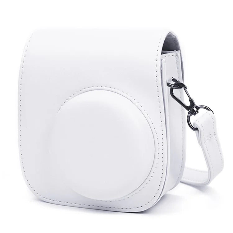 Instant Camera Case for Fujifilm Instax Mini 12 / Mini 11 / Mini 9 / Mini 8 Retro Leather Bag with Shoulder Strap