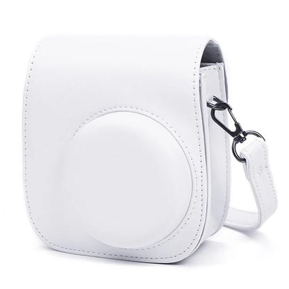 Instant Camera Case for Fujifilm Instax Mini 12 / Mini 11 / Mini 9 / Mini 8 Retro Leather Bag with Shoulder Strap