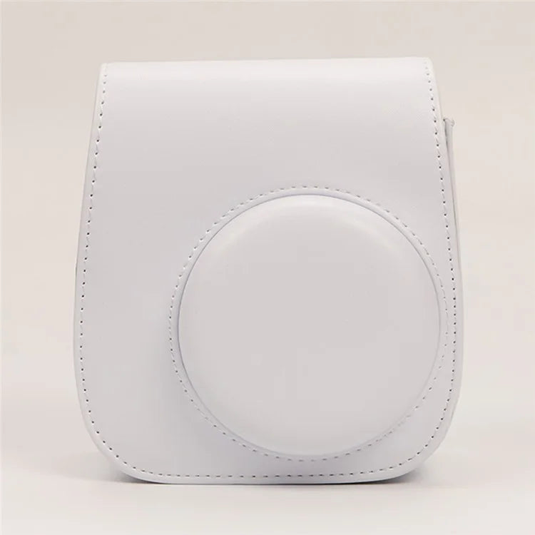 Instant Camera Case for Fujifilm Instax Mini 12 / Mini 11 / Mini 9 / Mini 8 Retro Leather Bag with Shoulder Strap