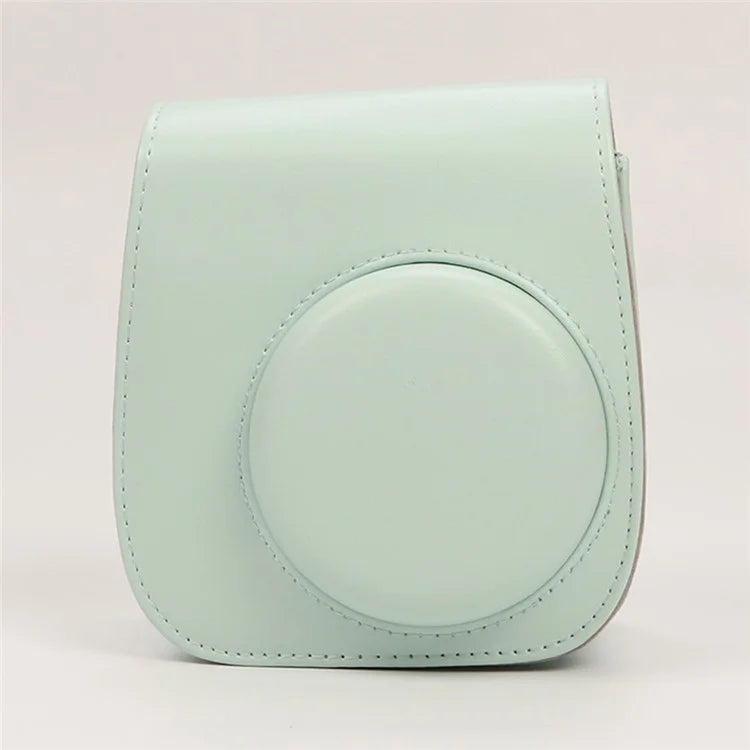 Instant Camera Case for Fujifilm Instax Mini 12 / Mini 11 / Mini 9 / Mini 8 Retro Leather Bag with Shoulder Strap