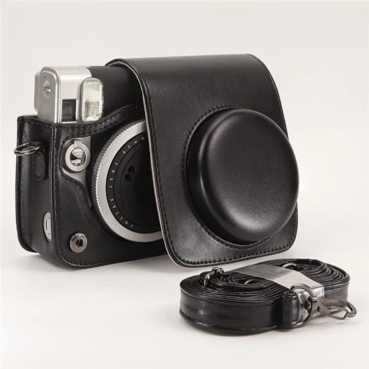 Camera Case for Fujifilm Instax Mini 90 Film Camera Protective Vintage Bag with Adjustable Strap