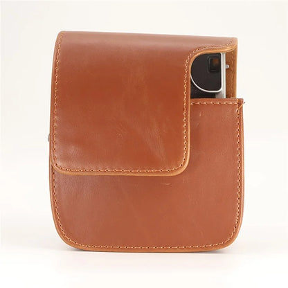 Camera Case for Fujifilm Instax Mini 90 Film Camera Protective Vintage Bag with Adjustable Strap