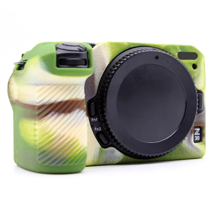 For Nikon Z 30 Litchi Texture Silicone Protective Case Anti-Collision Camera Cover