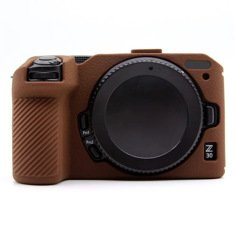 For Nikon Z 30 Litchi Texture Silicone Protective Case Anti-Collision Camera Cover