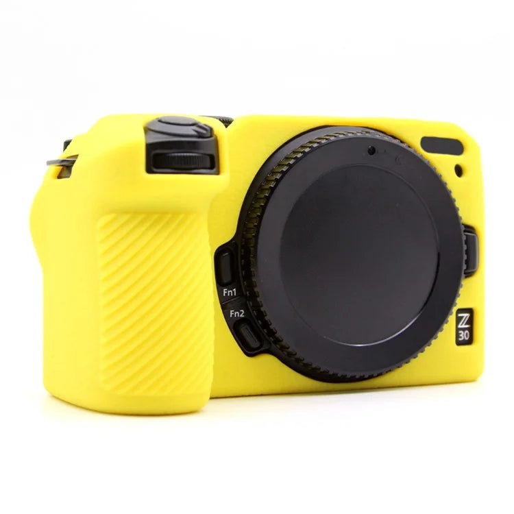 For Nikon Z 30 Litchi Texture Silicone Protective Case Anti-Collision Camera Cover