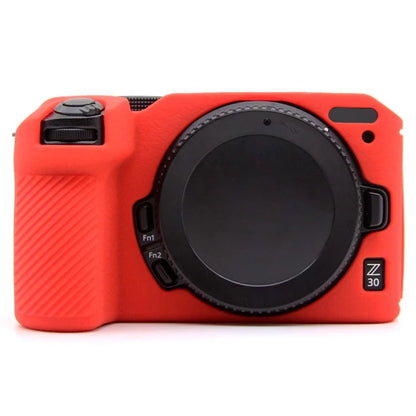 For Nikon Z 30 Litchi Texture Silicone Protective Case Anti-Collision Camera Cover