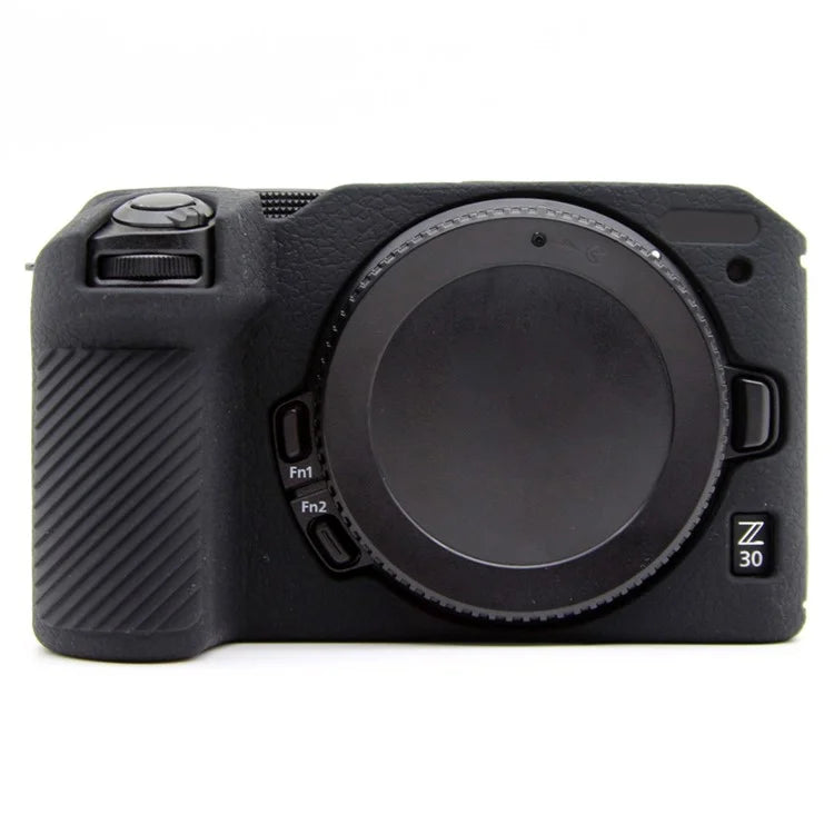 For Nikon Z 30 Litchi Texture Silicone Protective Case Anti-Collision Camera Cover