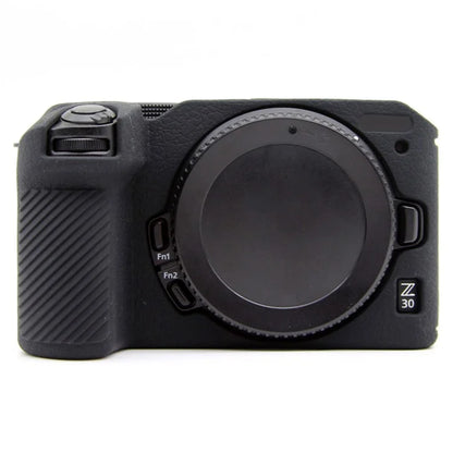 For Nikon Z 30 Litchi Texture Silicone Protective Case Anti-Collision Camera Cover