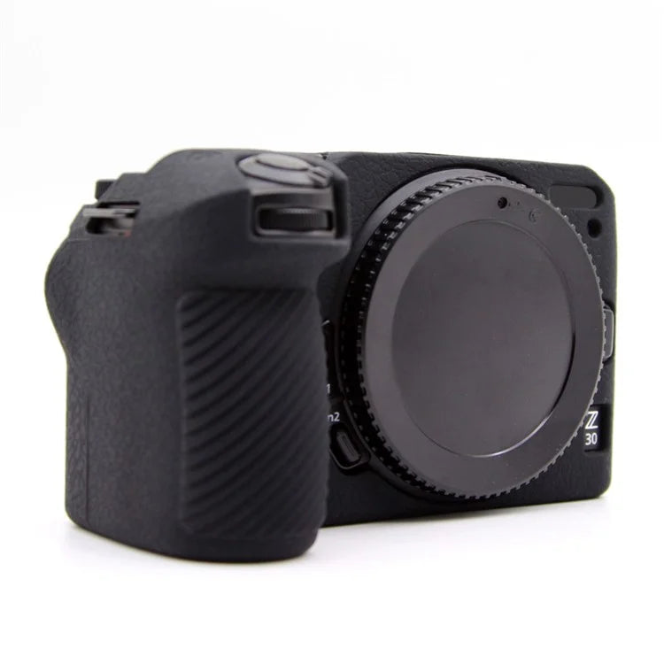 For Nikon Z 30 Litchi Texture Silicone Protective Case Anti-Collision Camera Cover