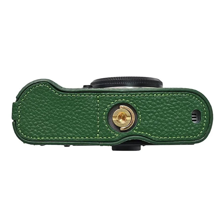 For Fujifilm X-T50 Camera Bottom Cover Case Large Opening Design Genuine Cow Leather Protector