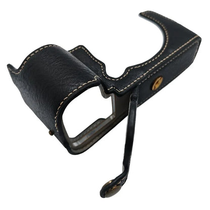 For Fujifilm X-S20 Camera Bottom Case Half Body Leather Cover with Battery Opening