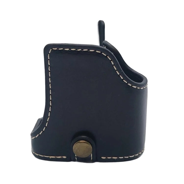 For Sony A7C II PU Leather Camera Bottom Cover Half Body Case with Screw