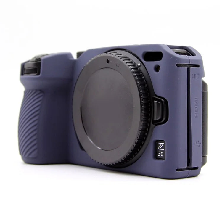 For Nikon Z 30 Camera Silicone Case Anti-Slip Glossy Surface Protective Cover