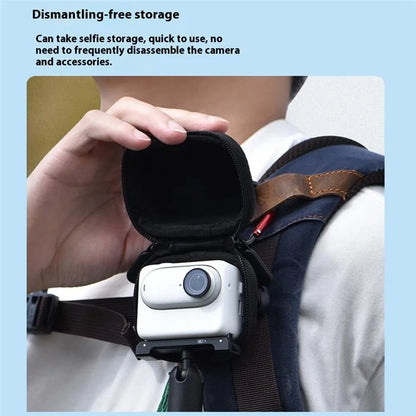 BRDRC For Insta360 GO 3S / GO 3 Storage Bag Camera Protection Case with Hanging Buckle