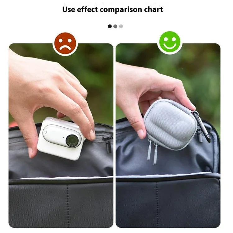 BRDRC For Insta360 GO 3S / GO 3 Storage Bag Camera Protection Case with Hanging Buckle
