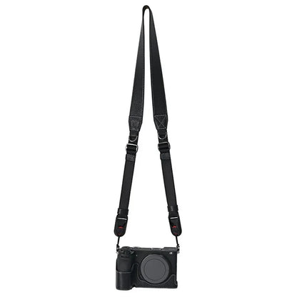 For Sony A6700 Camera Case Large Opening Genuine Cow Leather Protector with Shoulder Strap