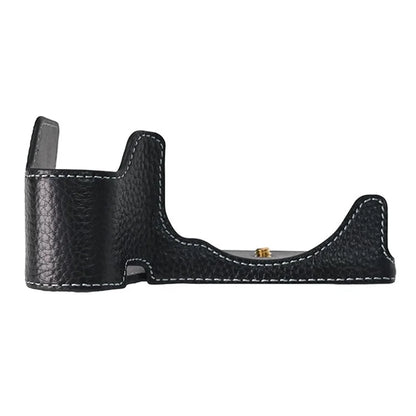 For Sony A6700 Camera Bottom Cover Case Large Opening Design Genuine Cow Leather Protector