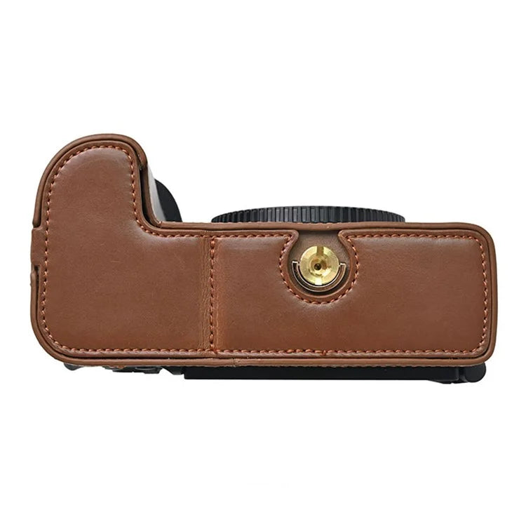 For Nikon Z6 III Camera Case Large Cutout PU Leather Protective Cover