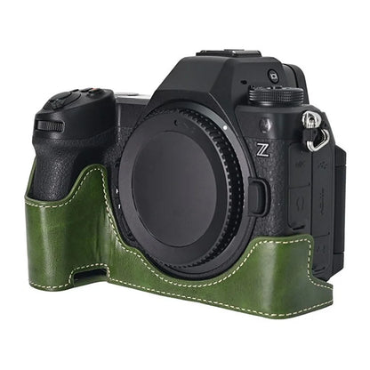 For Nikon Z6 III Camera Case Large Cutout PU Leather Protective Cover