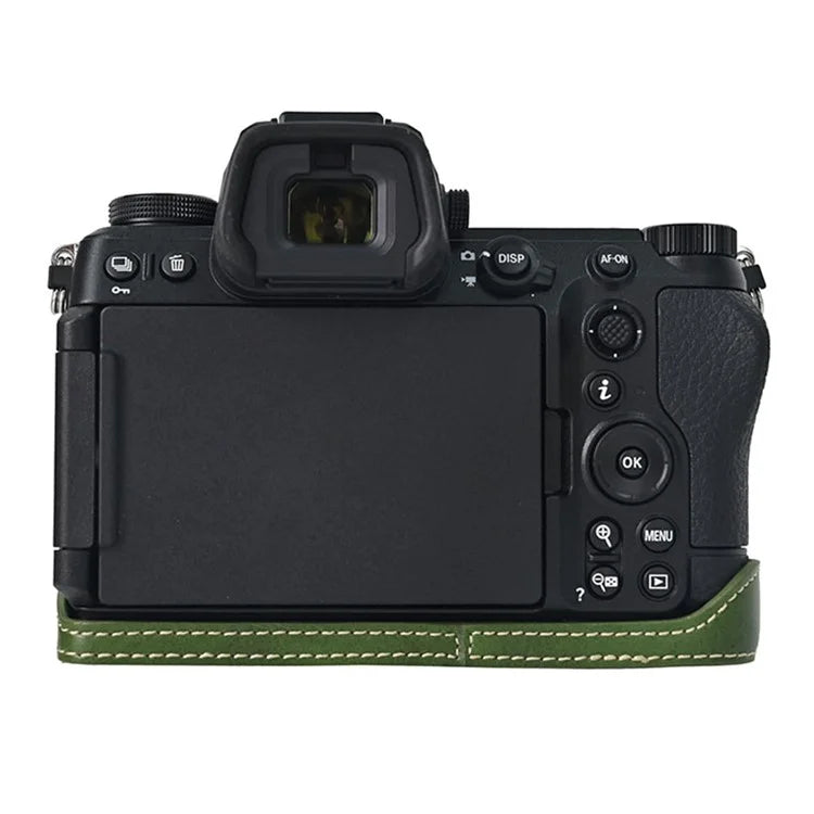For Nikon Z6 III Camera Case Large Cutout PU Leather Protective Cover