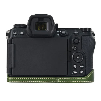 For Nikon Z6 III Camera Case Large Cutout PU Leather Protective Cover