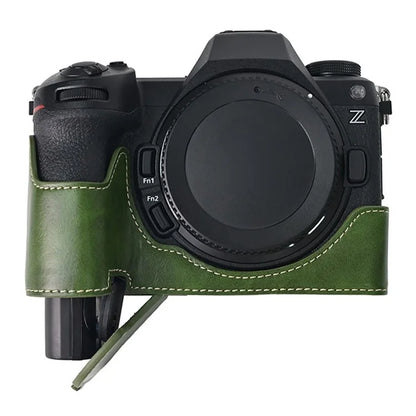For Nikon Z6 III Camera Case Large Cutout PU Leather Protective Cover