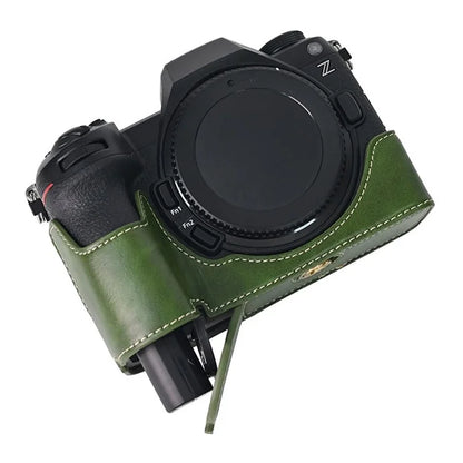 For Nikon Z6 III Camera Case Large Cutout PU Leather Protective Cover
