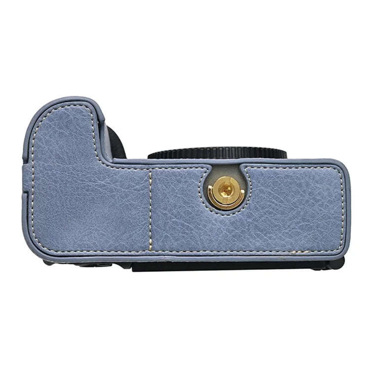 For Nikon Z6 III Camera Case Large Cutout Litchi Texture PU Leather Protective Cover
