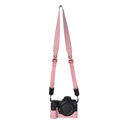 For Nikon Z6 III Camera Case Large Opening Genuine Cow Leather Protector with Shoulder Strap