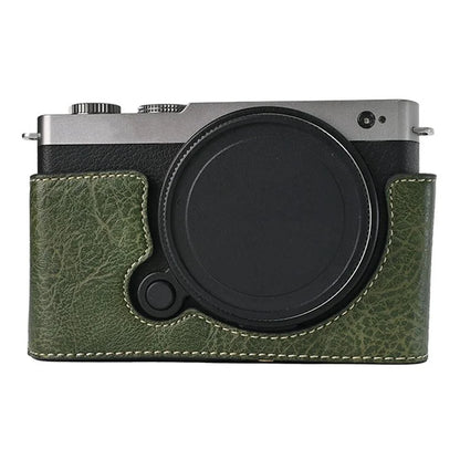 For Panasonic Lumix S9 Camera Case Large Cutout Litchi Texture PU Leather Protective Cover