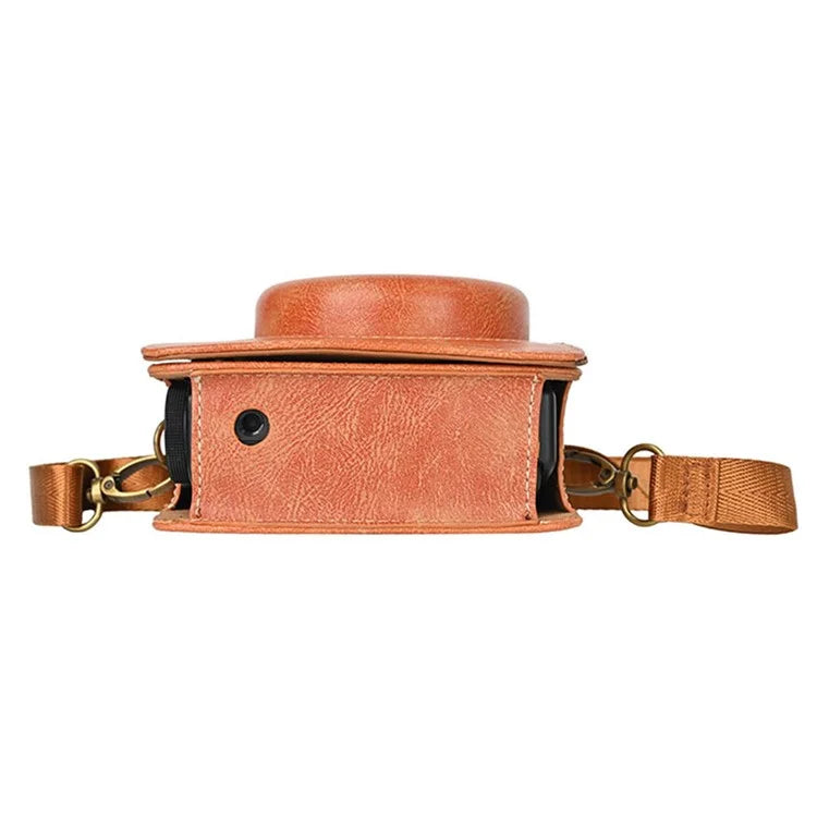 Camera Bag for Fujifilm Instax Mini 99 Camera PU Leather Crossbody Bag with Shoulder Strap