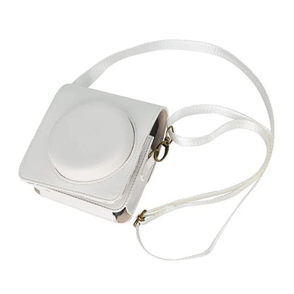 Camera Bag for Fujifilm Instax Mini 99 Camera PU Leather Crossbody Bag with Shoulder Strap