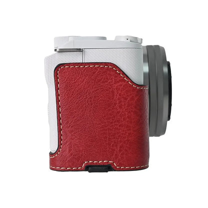 For Sony Alpha ZV-E10 II Camera Case Large Cutout Litchi Texture PU Leather Protective Cover