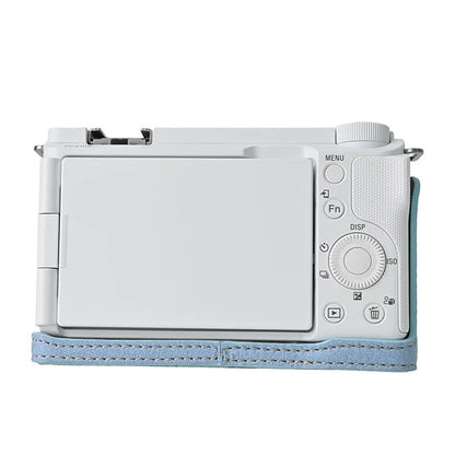 For Sony Alpha ZV-E10 II Camera Case Large Cutout Litchi Texture PU Leather Protective Cover