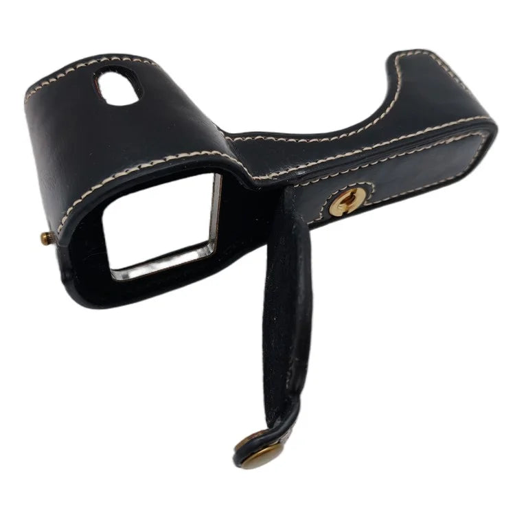 For Sony A7 / A7R PU Leather Camera Bottom Cover Half Body Case with Screw